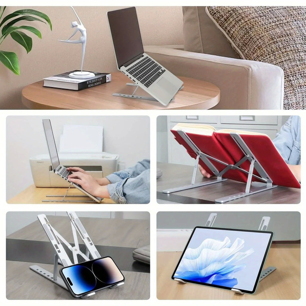 Suporte Ajustável Para Notebook Em Alumínio