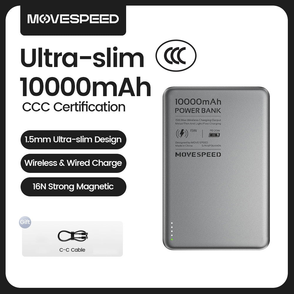 Power Bank Magnético 10000mAh