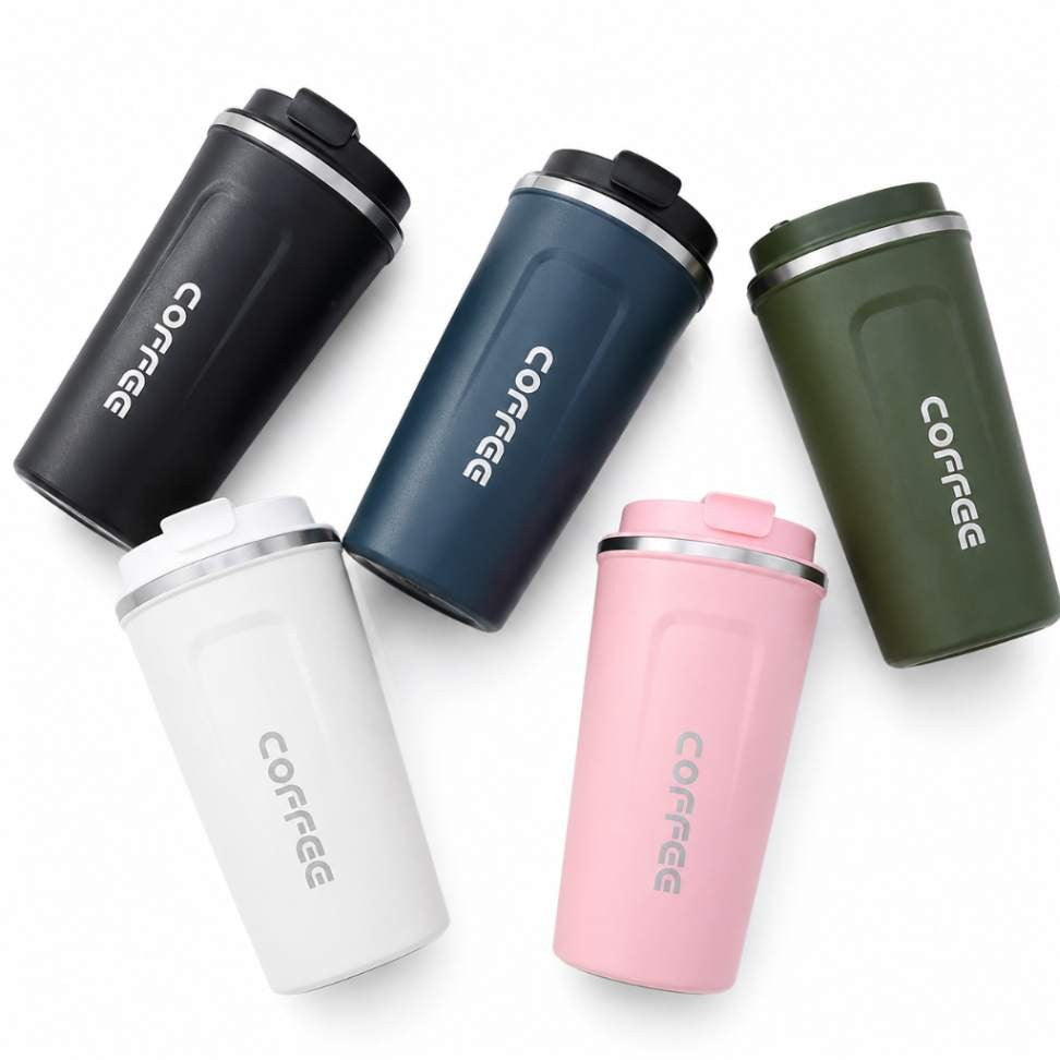 Copo Térmico Em Aço Inoxidável Com Tampa