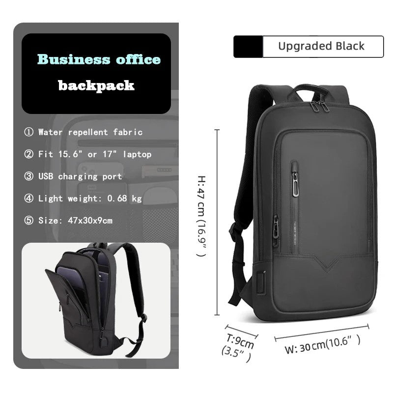 Mochila Executiva Impermeável Com Porta USB
