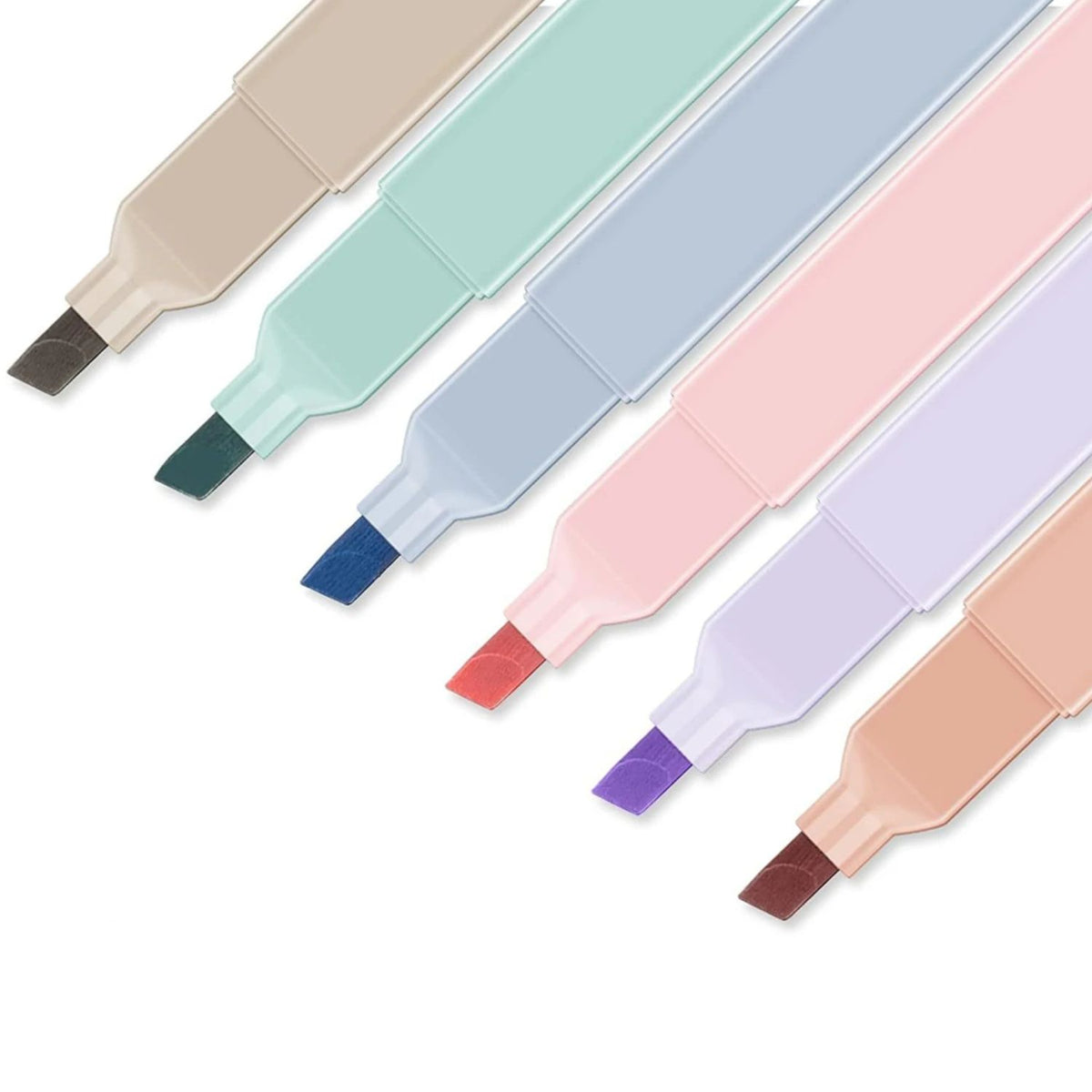 Kit Marca Texto Pastel Com 12 Cores