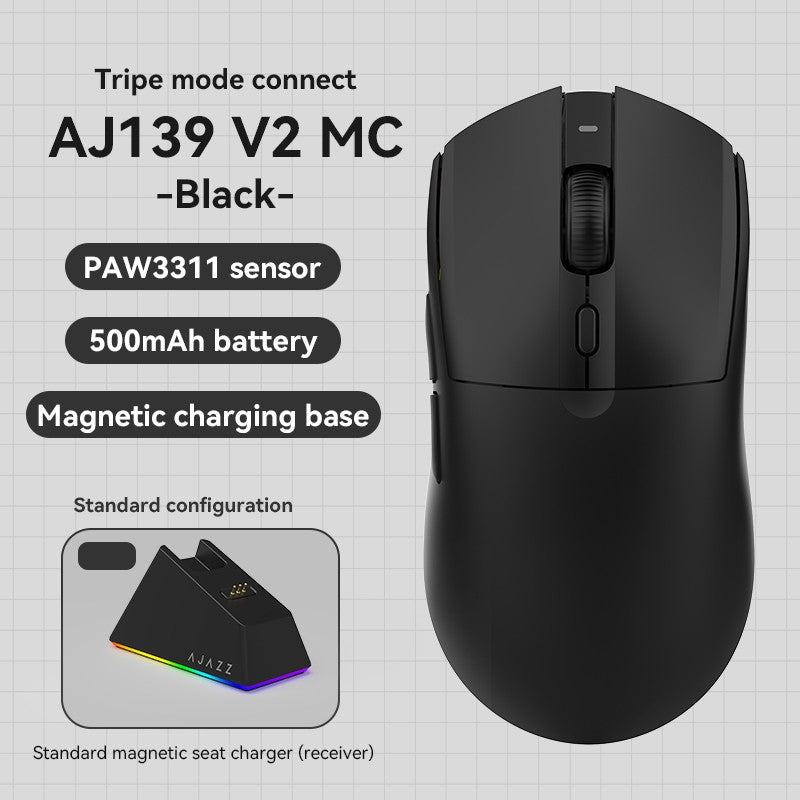 Mouse Sem Fio Bluetooth Tri Mode