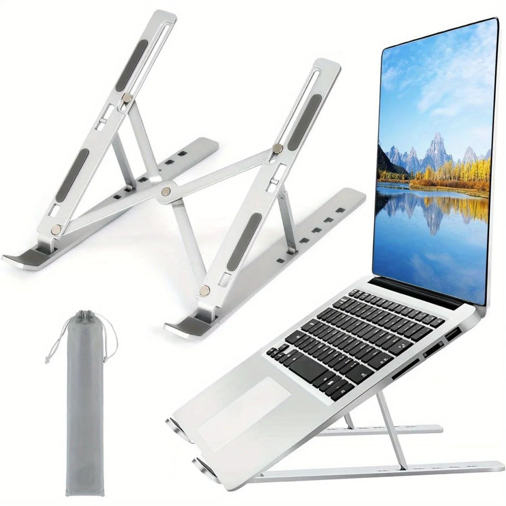 Suporte Ajustável Para Notebook Em Alumínio