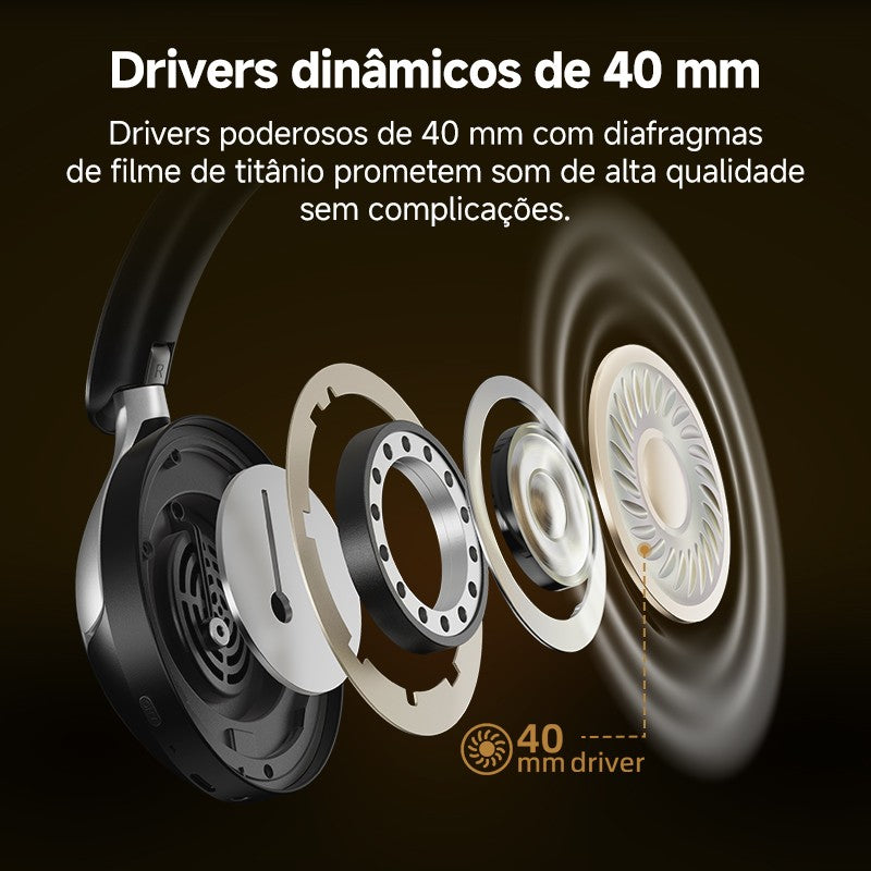 Fone De Ouvido Bluetooth Over Ear