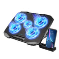 Base Cooler Para Notebook Com 5 Ventoinhas Ajustável