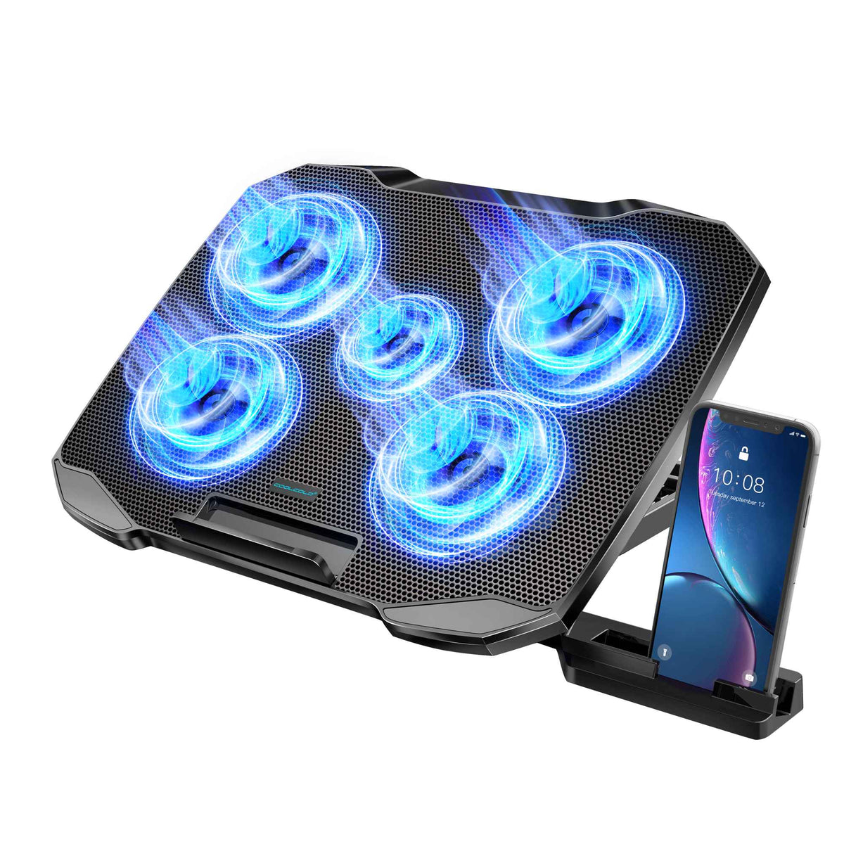 Base Cooler Para Notebook Com 5 Ventoinhas Ajustável