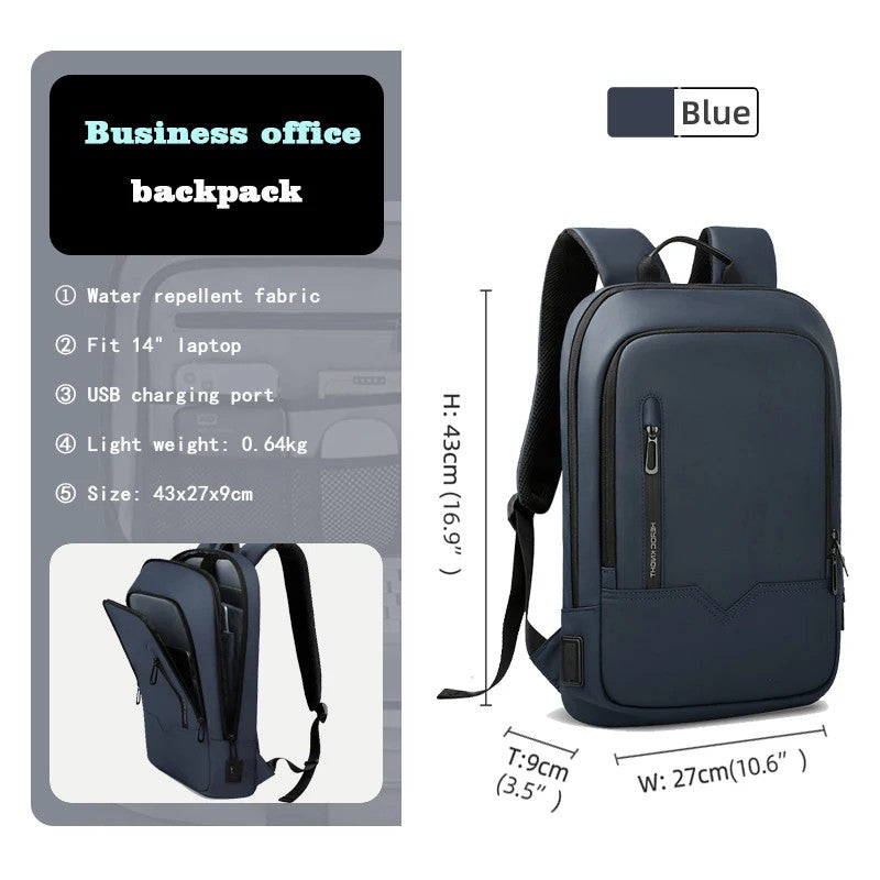 Mochila Executiva Impermeável Com Porta USB
