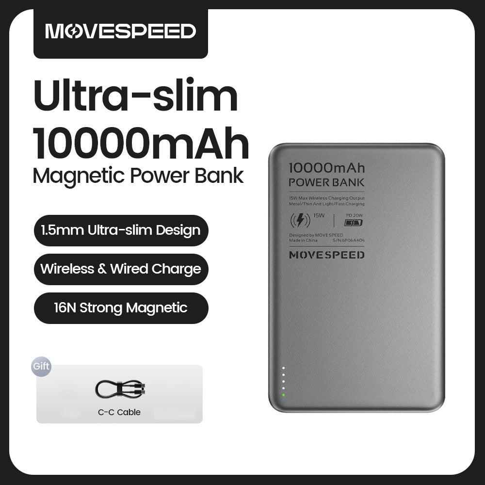 Power Bank Magnético 10000mAh