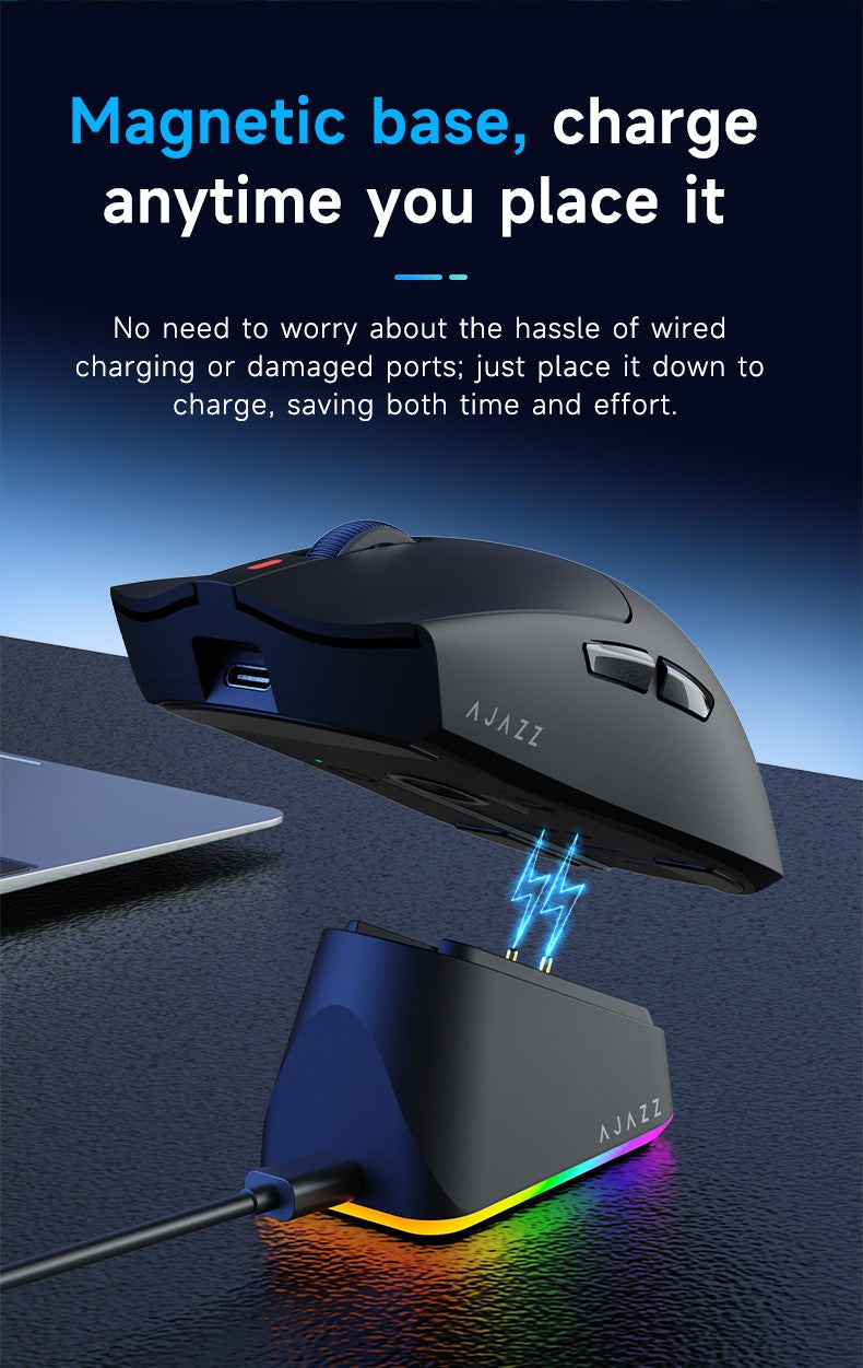 Mouse Sem Fio Bluetooth Tri Mode