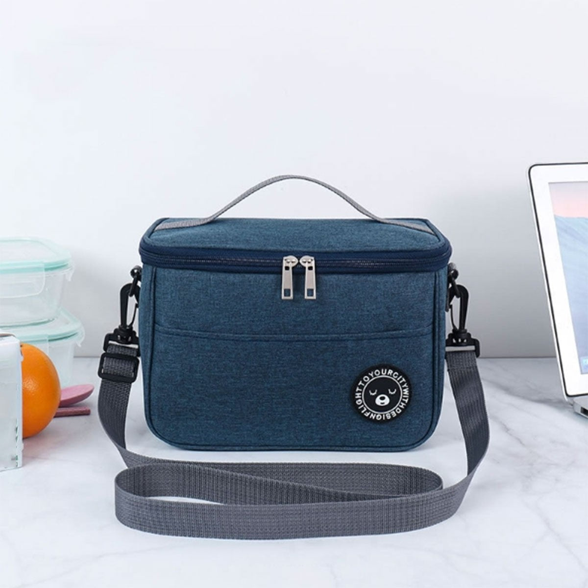 Bolsa Térmica Compacta Com Alça Ajustável
